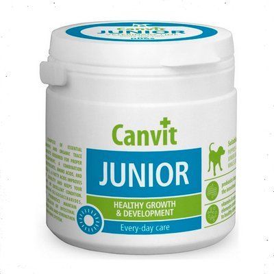 Canvit Junior (Юніор) добавка для цуценят та молодих собак, 100 табл.