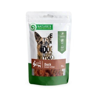 Nature`s Protection snack for dogs duck breast meat (м'ясо з качиної грудки), 75 г, 75г