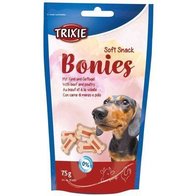 Trixie Вітаміни для собак "Bonies" яловичина,індичка 75г, 75г
