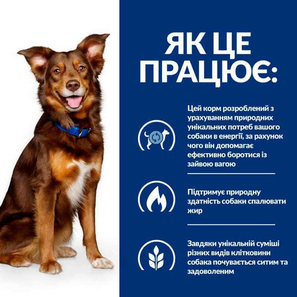 Hill's Prescription Diet Metabolic Weight Management корм для собак з ягням та рисом, 1,5кг, 1,5кг