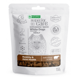 Nature`s Protection WDog snack Mobility & Joint Health with Lamb, ласощі для собак з ягням, 150 г, 150г