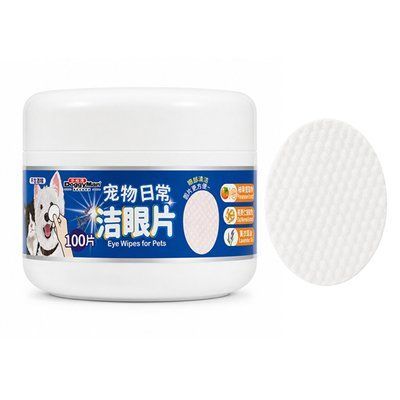 DoggyMan Eye Wipes Доггимен салфетки для глаз влажные для собак и кошек, банка 100шт.