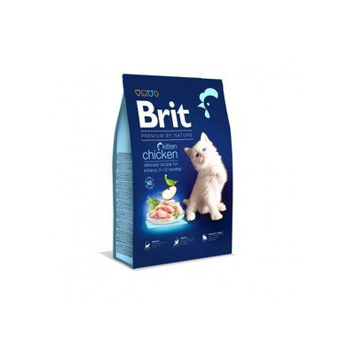 Brit Premium by Nature Cat Kitten для кошенят з куркою, 8кг