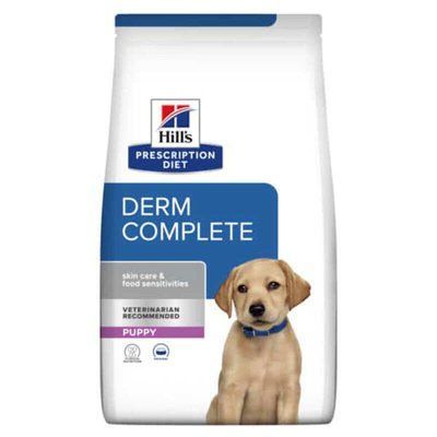 Hill's Prescription Diet Derm Complete Puppy корм для цуценят при харчовій алергії ЯЙЦЕ та РИС,1,5кг, 1,5кг