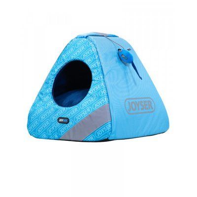 Joyser Cat Home ДЖОЙСЕР будиночок для котів, іграшка миша з котячою м`ятою, блакитний, 40*40см, 40x40 см