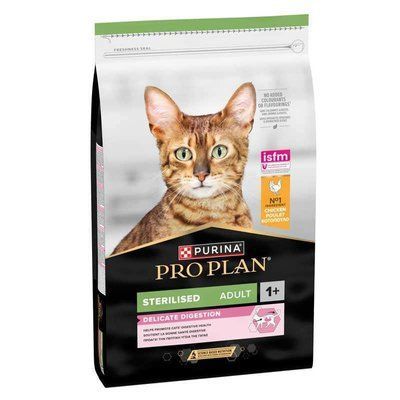 Purina Pro Plan Adult Sterilised Delicate Digestion Chicken корм для стерилізованих котів КУРКА, 1,5кг