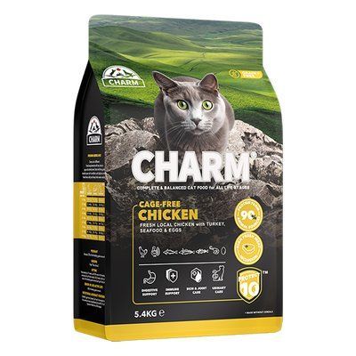 Charm Cage-Free Chicken ЧАРМ КУРКА ВІЛЬНОГО ВИГУЛУ сухий беззерновий холістик корм для котів, 5,4 кг