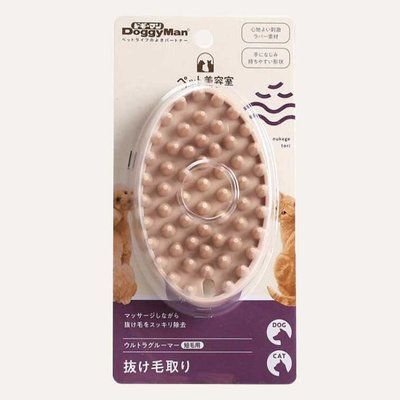 DoggyMan Rubber Brush ДОГГІМЕН СИЛІКОНОВА ЩІТКА для собак і котів з короткою шерстю М (6,5х10,5см), М (6,5х10,5см)