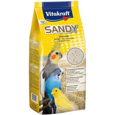 Наповнювач Vitakraft Sandy для кліток птахів пісок 2,5 кг, 2,5кг