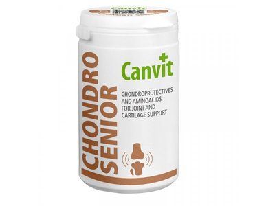 Canvit Chondro Senior таблетки з глюкозаміном та хондроїтином для собак старше 7 років, 230 г, 230 г