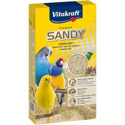 Наповнювач Vitakraft Sandy Mineralsand для кліток птахів пісок 2 кг, 2кг