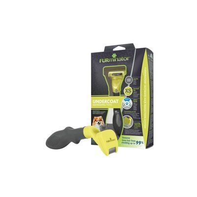 FURminator UNDERCOAT Dog інструмент для вичісування собак до 4,5 кг з ДОВГОЮ ШЕРСТЮ, XS, XS