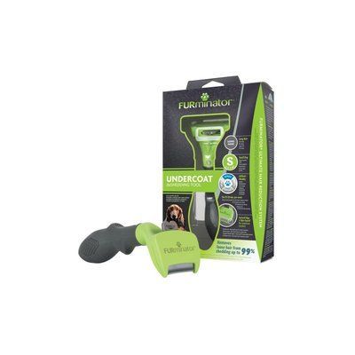 FURminator UNDERCOAT Dog інструмент для вичісування собак від 4,5 до 9 кг з ДОВГОЮ ШЕРСТЮ, S, S