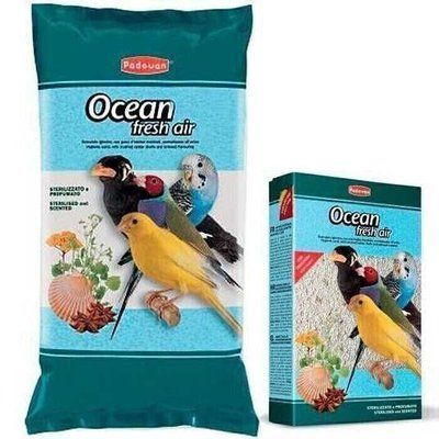 Padovan Ocean Fresh Air Гигиенический кварцевый наполнитель для декоративных птиц, 1кг