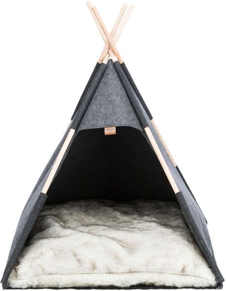 Лежак-вігвам Trixie "Tipi" (фетр) 70х70х70см,антрацит, 70х70х70 см
