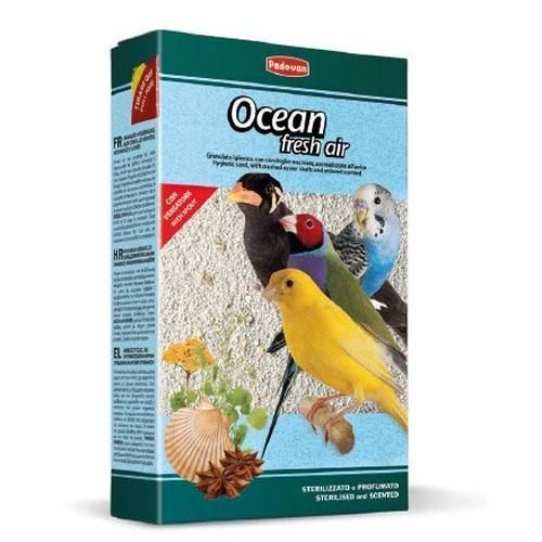 Padovan Ocean Fresh Air Гигиенический кварцевый наполнитель для декоративных птиц, 1кг