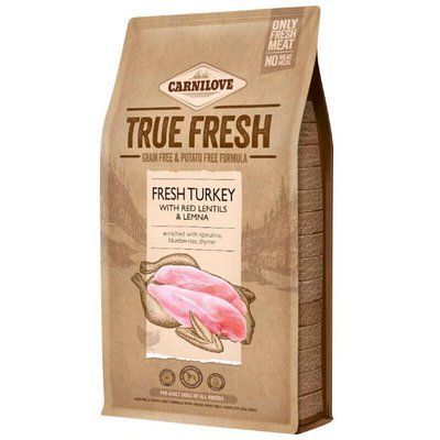 Carnilove True Fresh Turkey корм для дорослих собак ІНДИЧКА, 1,4 кг
