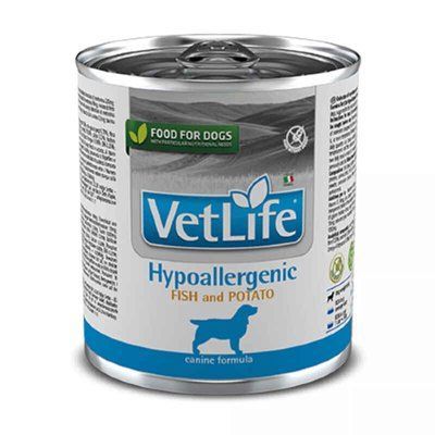 Farmina Vet Life Hypoallergenic Fish & Potato для собак при харчовій алергії РИБА ТА КАРТОПЛЯ, 300 г, 300г