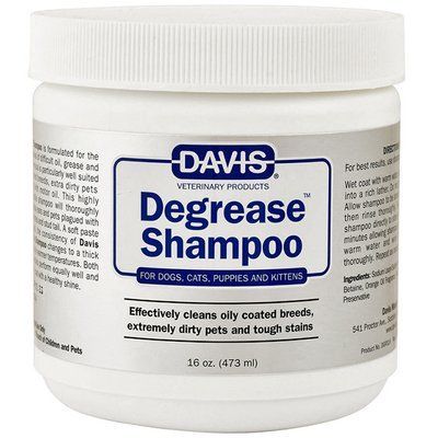 Davis Degrease Shampoo ДЕВІС ДЕГРІС знежирювальний шампунь для собак і котів, 473мл