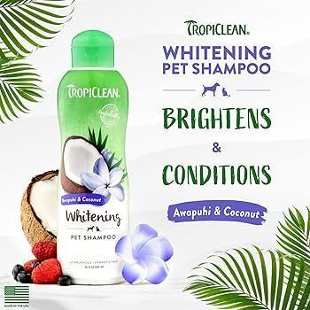 Tropiclean AWAPUHI & COCONUT PET ( Імбир та кокос) шампунь для білої шерсті собак та котів, 355мл