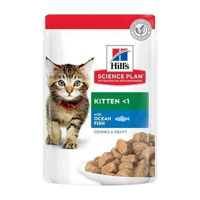 Hill's Science Plan Kitten Ocean Fish вологий корм для кошенят ОКЕАНІЧНА РИБА, 85г, 85г