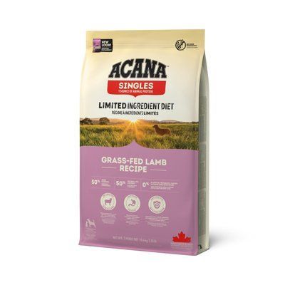 Acana Grass-Fed Lamb корм для собак усіх порід на всіх стадіях життя ЯГНЯ, 17 кг