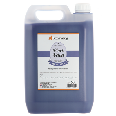 Dezynadog Black Velvet Colour Enhance Шампунь для чорної та темно-коричневої шерсті, 5л