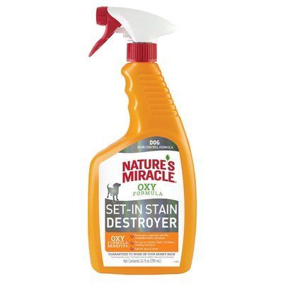 Nature's Miracle Dog Orange Oxy Spray Спрей для собак, усунення плям і запахів, 709 мл, 709 мл