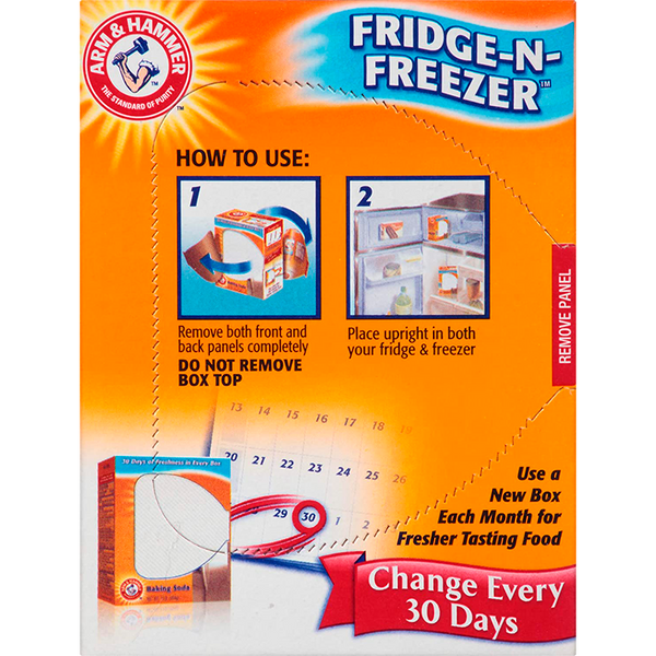 Arm&Hammer FRIDGE - N - FREEZER ODOR ABSORBER поглинач запахів для холодильника і морозильника, 397г