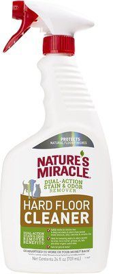 Nature's Miracle Hard Floor Cleaner Dual Action Remover для усунення плям і запахів для підлоги, 709 мл