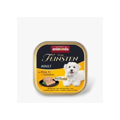Animonda (Анімонда) Vom Feinsten Adult ЯЛОВИЧИНА,ЯЙЦЕ ТА ШИНКА, вологий корм для собак 150г, 150г