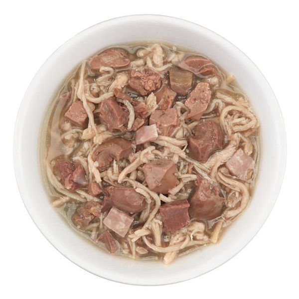 Schesir After Dark Chicken With Ham ШЕЗІР КУРКА З ШИНКОЮ в бульйоні натуральні консерви для котів, банка 80г, 80г