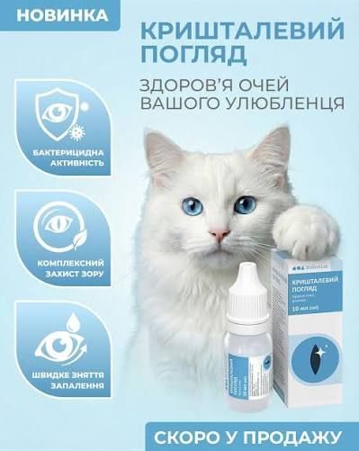 BioTestLab Хрустальный Взгляд глазные капли для кошек и собак, 10 мл, 10мл