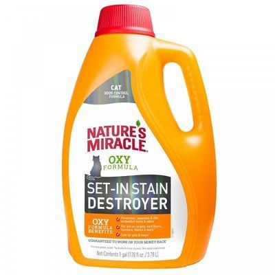 Nature's Miracle Сat Orange Oxy Pour Засіб для усунення плям і запахів від котів, 3,7 л, 3,7 л