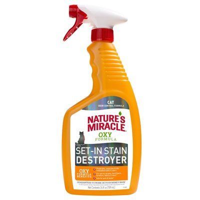 Nature's Miracle Cat Orange Oxy Spray Спрей для котів, усунення плям і запахів, 709 мл, 709 мл