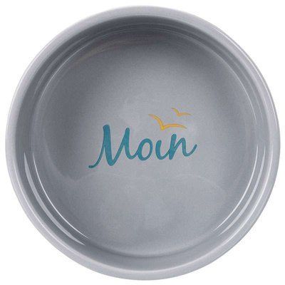 Trixie BE NORDIC керамічна миска для собак, 0,8л/16см сіра, 0,8л/16см