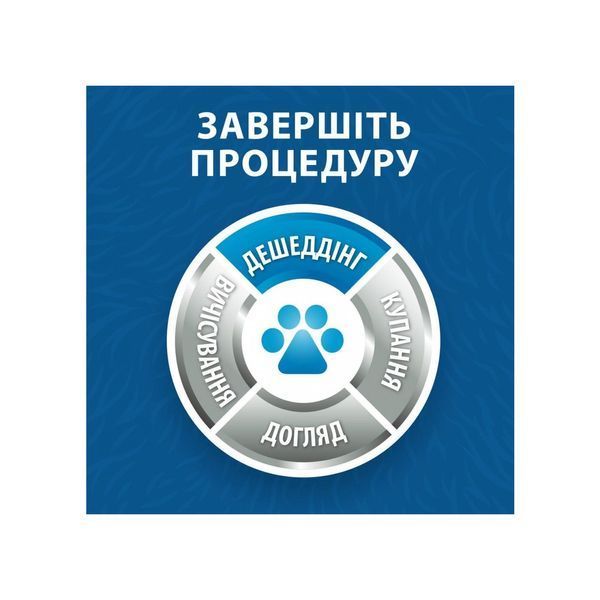FURminator UNDERCOAT CAT інструмент для вичісування кішок з ДОВГОЮ ШЕРСТЮ M - L (від 4,5 кг)