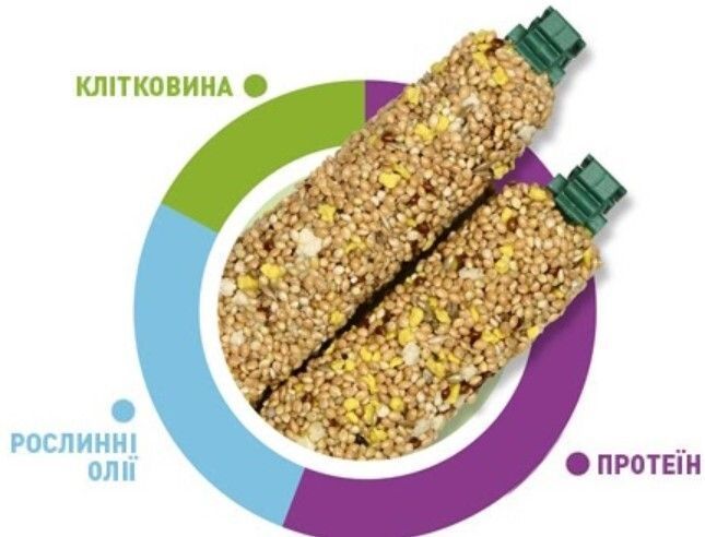 Padovan Stix Sweet Cocorite Ed Esotici ласощі для хвилястих папуг та малих екзотичних птахів (мед/яйця), 80 г, 80г