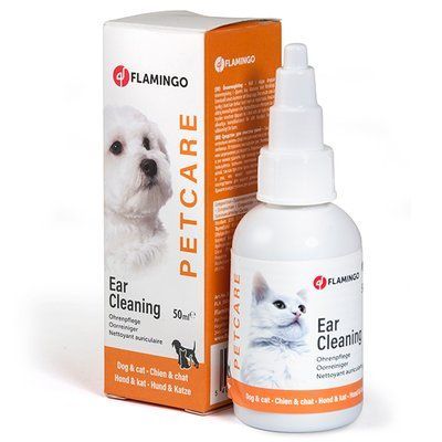 Flamingo PETCARE EAR CLEANER Краплі для чищення вух для собак та кішок, 50мл