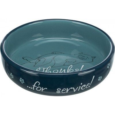 Миска Trixie для котів коротконосих порід, керамічна, 15 см, 300 мл, 300 мл