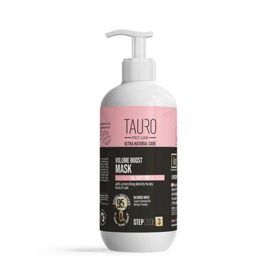 Tauro Pro Line Ultra Natural Care Volume Boost Маска для надання об'єму шерсті собак і котів, 400 мл