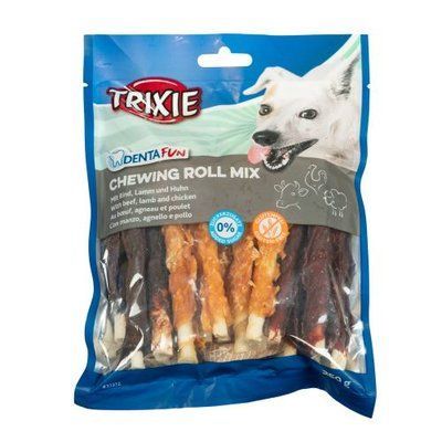Trixie DENTAfun Паличка-ролл МІКС (яловичина,курка,баранина), 10 см, 250 г, 250 г
