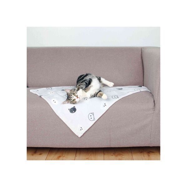 Плед Trixie для котів Mimi з мордочками плюш 70х50 см, 70х50 см