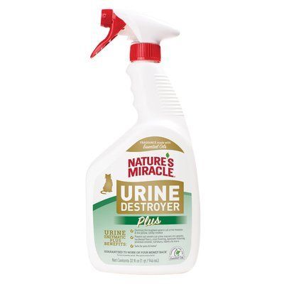 Nature's Miracle Cat Urine Destroyer Pour Спрей для усунення запахів сечі котів, 946 мл, 946 мл