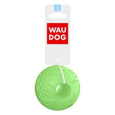 Collar WAUDOG Fun світлонакопичувальний м'ячик з отвором для ласощів, 7см