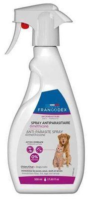 Francodex Dimethicone Anti-parasite Spray антипаразитарний спрей для котів та собак, 500 мл, 500мл