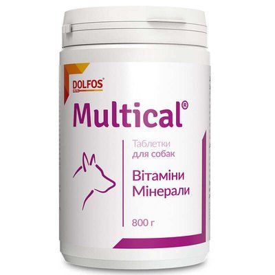 Dolfos MULTICAL (МУЛЬТИКАЛЬ) вітамінно-мінеральний комплекс для собак, 510 табл.