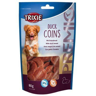 Trixie "PREMIO Duck Coins" ласощі для собак з качки, 80 г