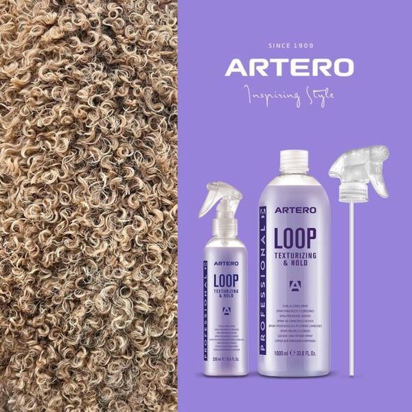 Artero Loop Texturizing & Hold Spray спрей текстуруючий для моделювання локонів, 250 мл, 250мл