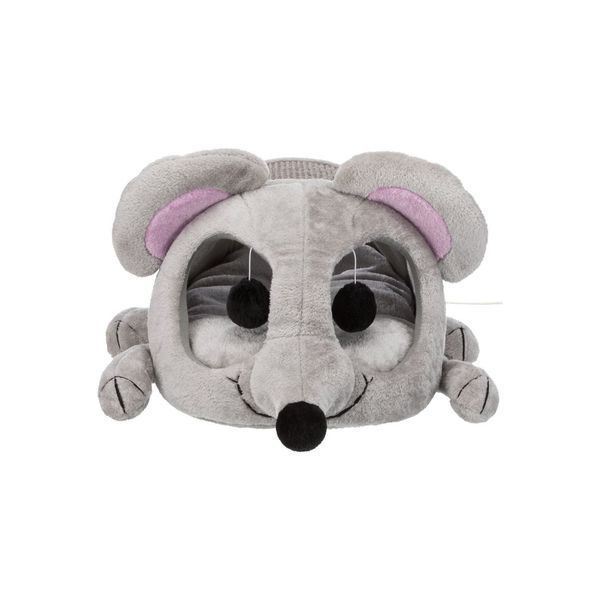 Будиночок Trixie для котів Lukas з дряпкою сірий 35х33х65 см, 35х33х65 см